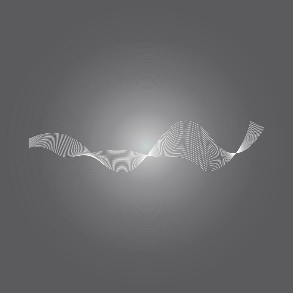 illustrazione vettoriale di onde sonore