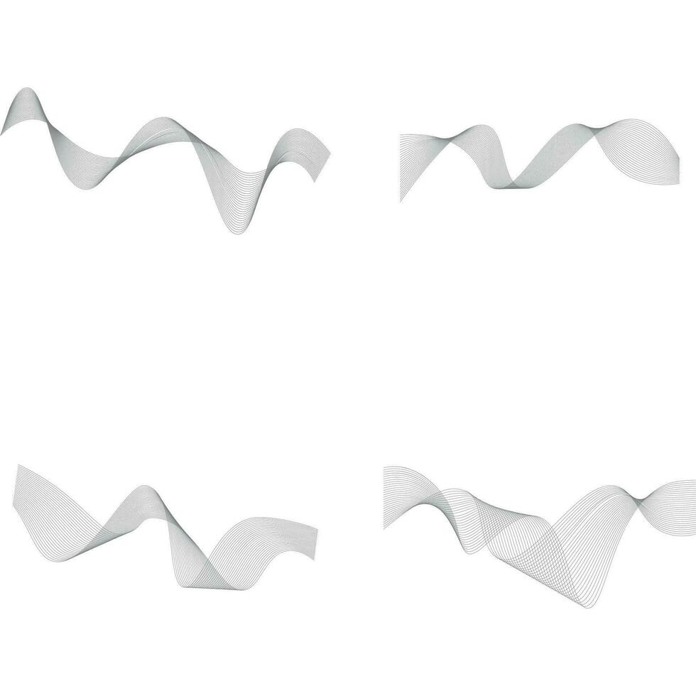 illustrazione vettoriale di onde sonore