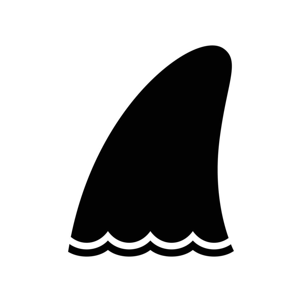 squalo pinna vettore icona delfino pesce balena logo simbolo cartone animato illustrazione oceano mare scarabocchio design