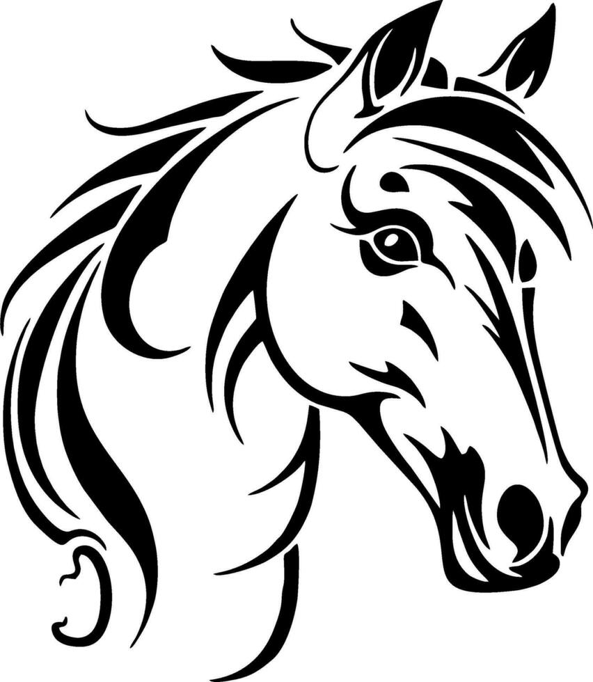 premio vettore cavallo logo design cavallo vettore