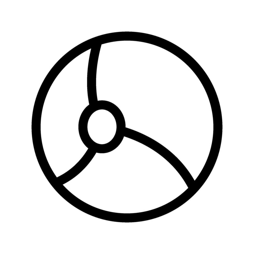 palla icona vettore simbolo design illustrazione