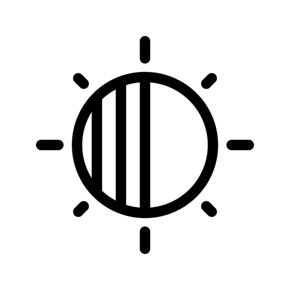 eclisse icona vettore simbolo design illustrazione