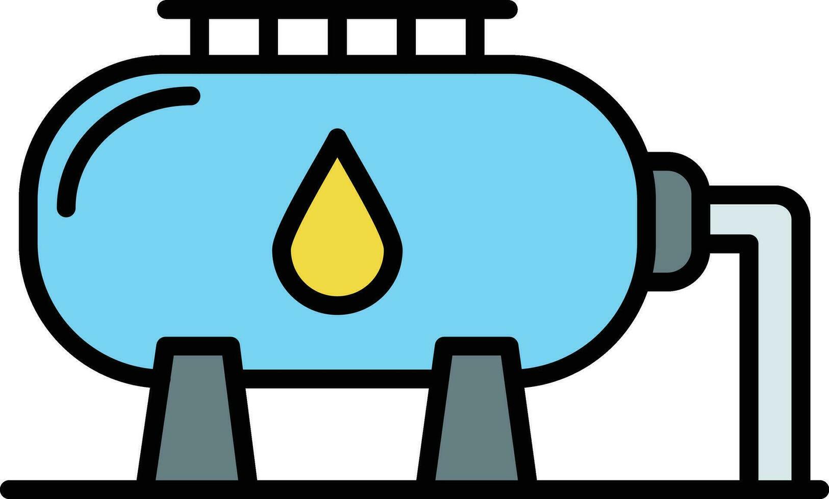 gas Conservazione vettore icona