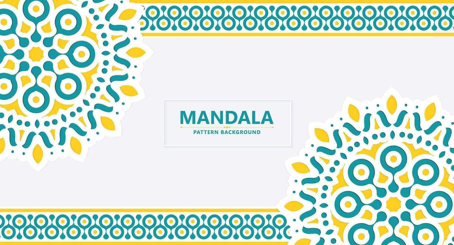 colorato decorativo mandala stile sfondo vettore