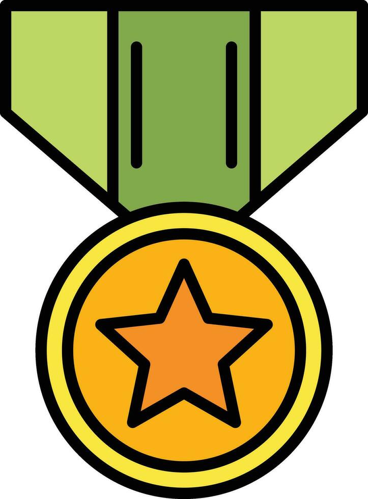 esercito medaglia vettore icona