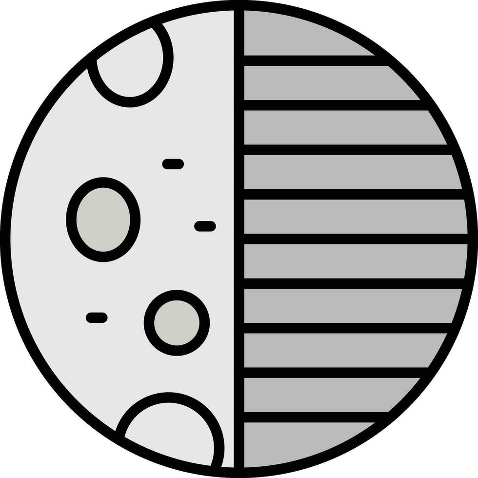 fase lunare vettore icona
