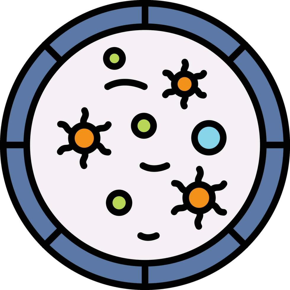 microbiologia vettore icona