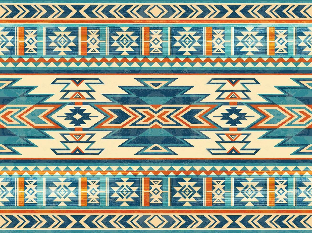 nativo modello americano tribale indiano ornamento modello geometrico etnico tessile struttura tribale azteco modello navajo messicano tessuto senza soluzione di continuità vettore decorazione moda