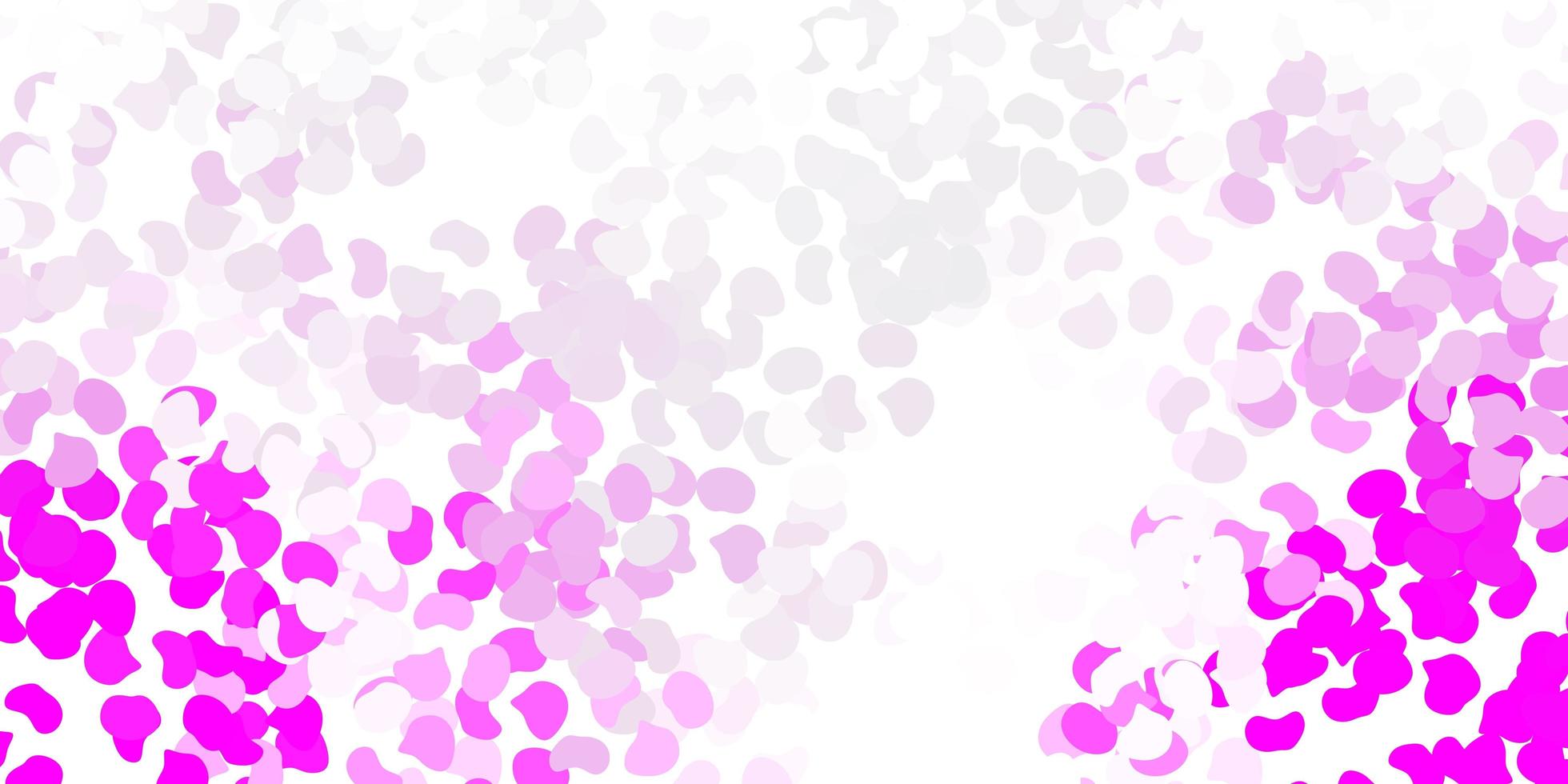 sfondo vettoriale rosa chiaro con forme caotiche.