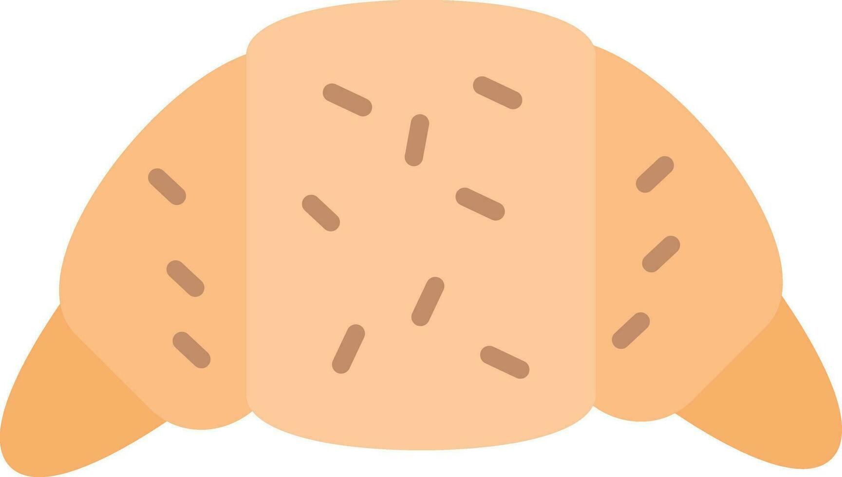 icona di vettore di croissant