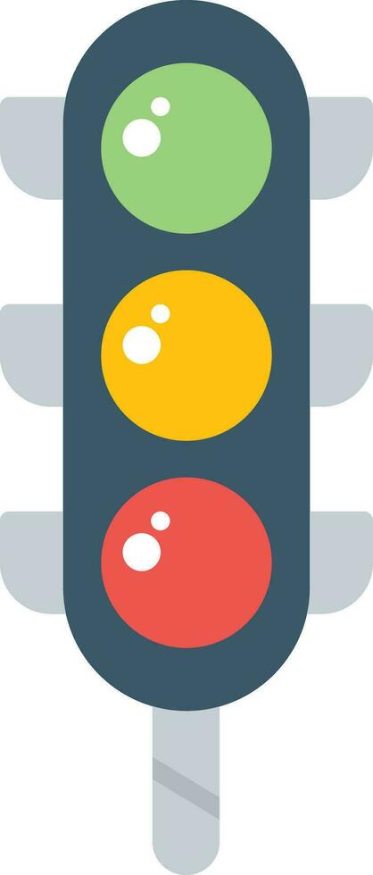 traffico controllo vettore icona