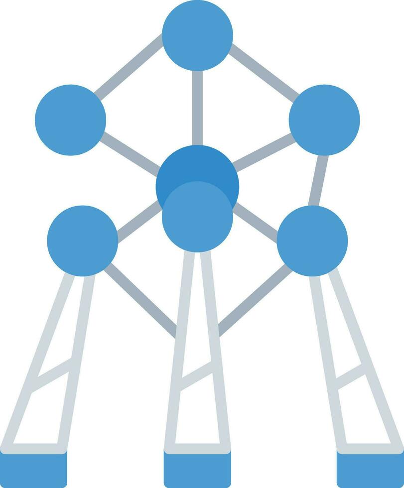Atomium vettore icona
