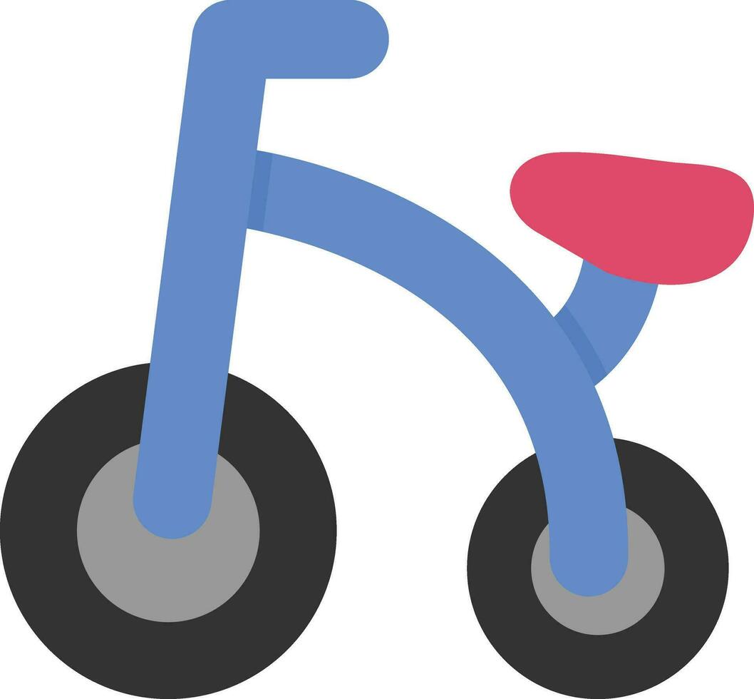 bicicletta giocattolo vettore icona