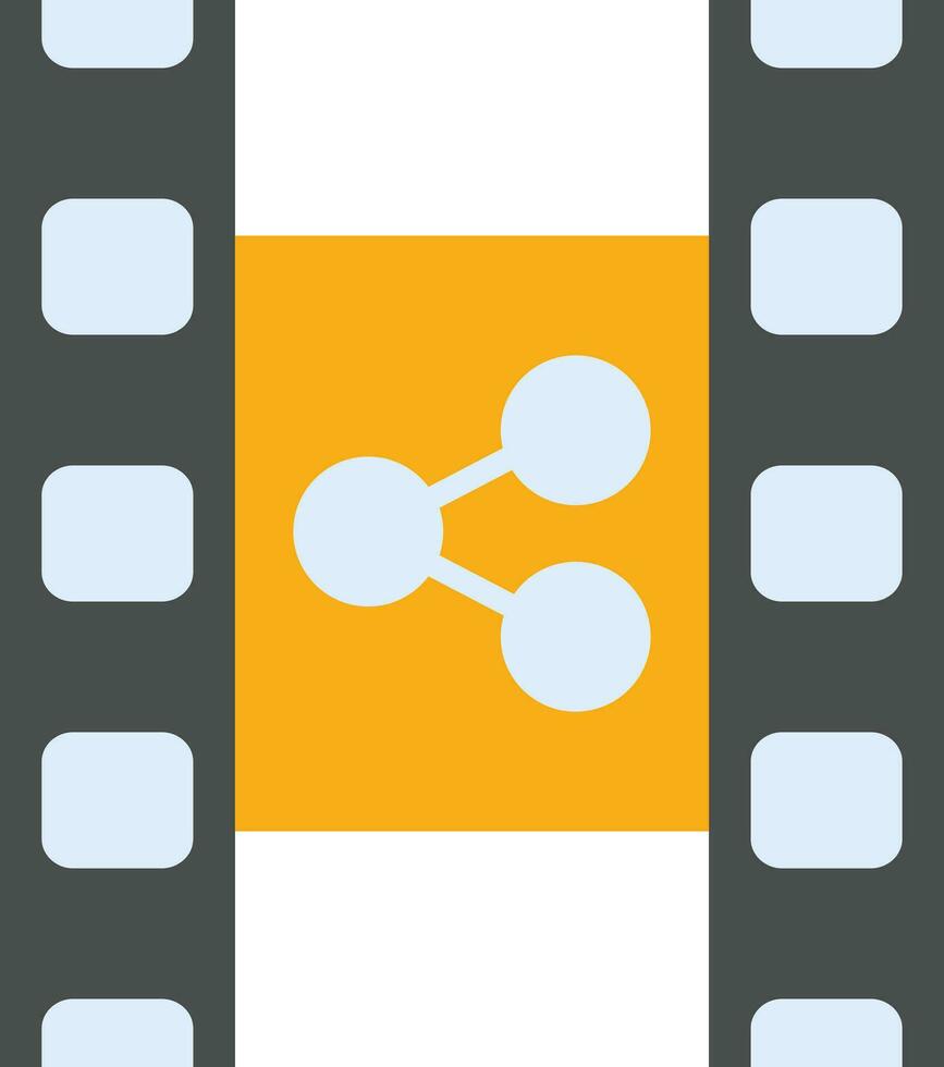 film distribuzione vettore icona