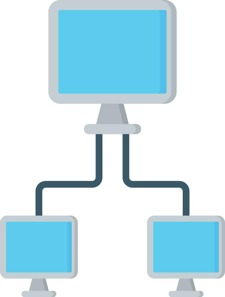 computer networking vettore icona