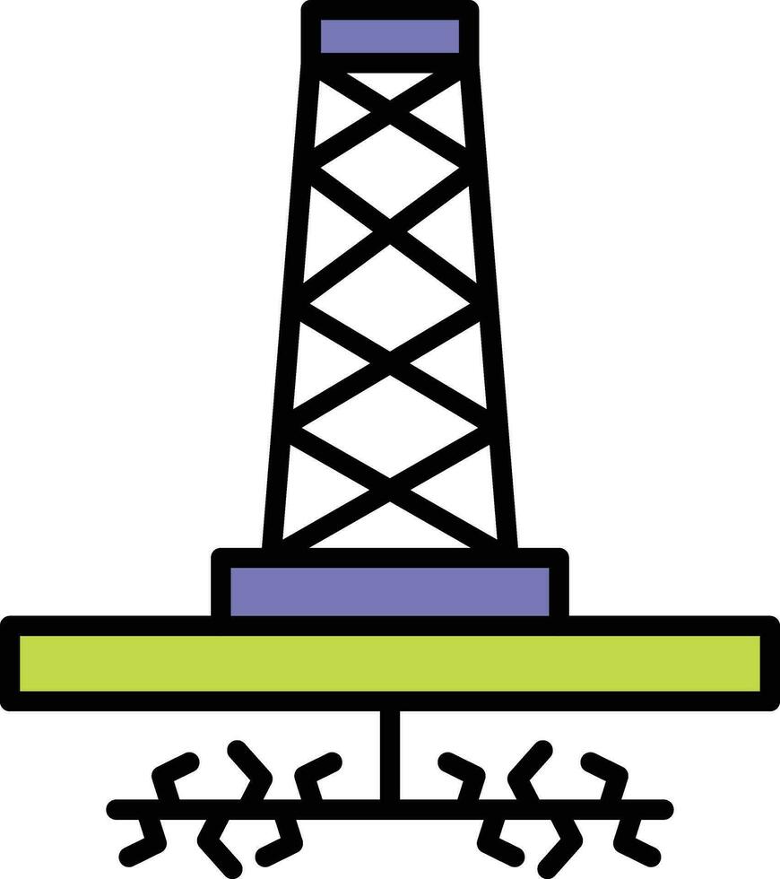 fracking vettore icona