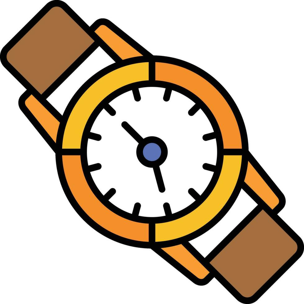 orologio da polso vettore icona