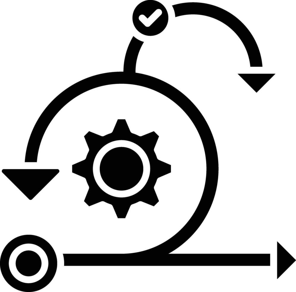 icona vettoriale agile