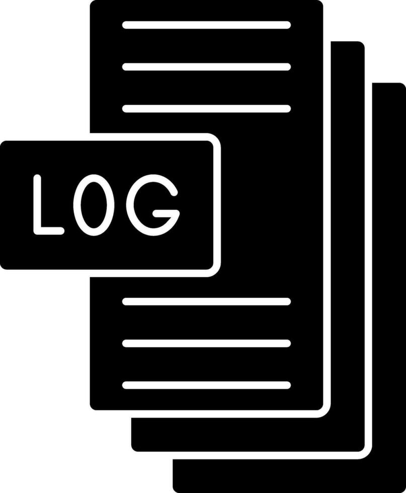 sistema logs vettore icona design