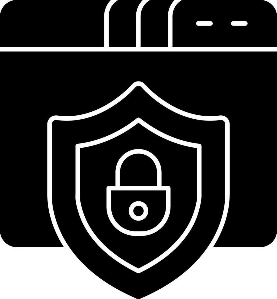 Internet sicurezza vettore icona design