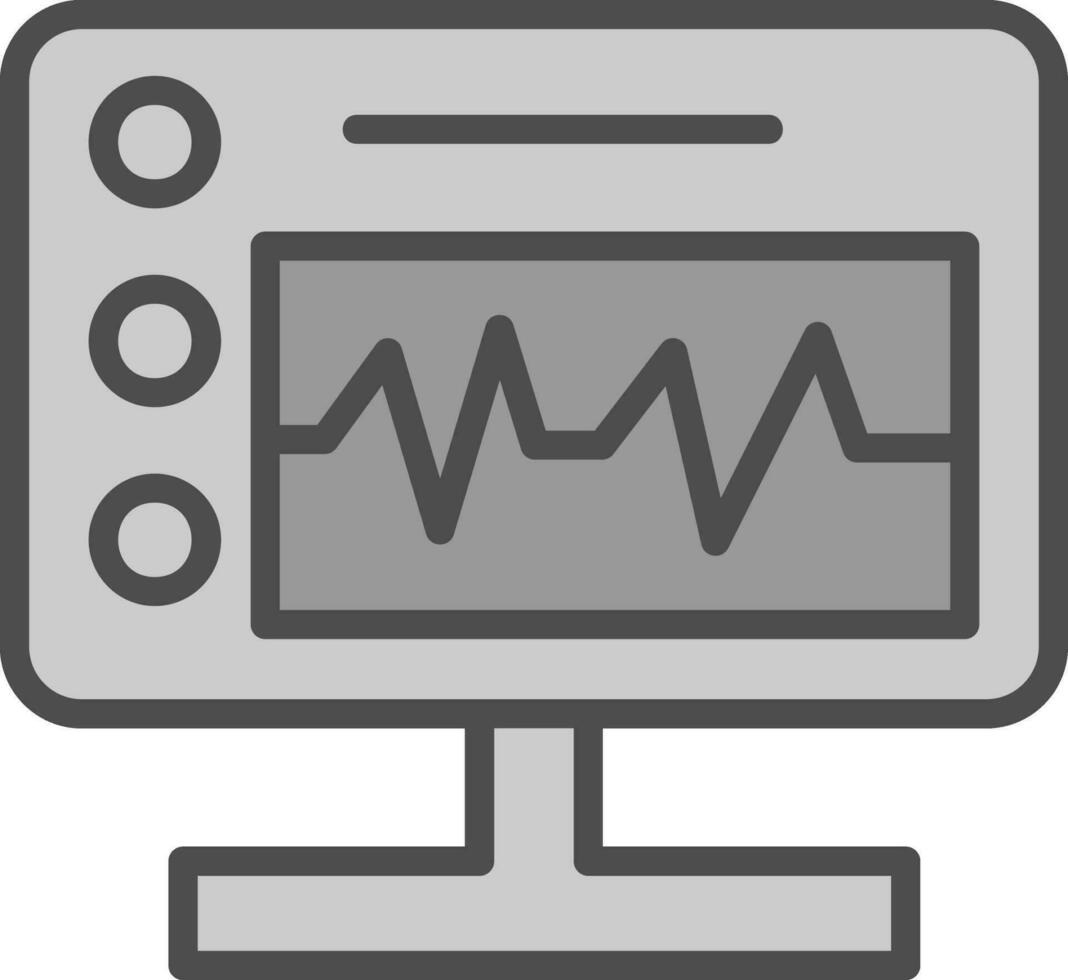 dispositivo monitoraggio vettore icona design