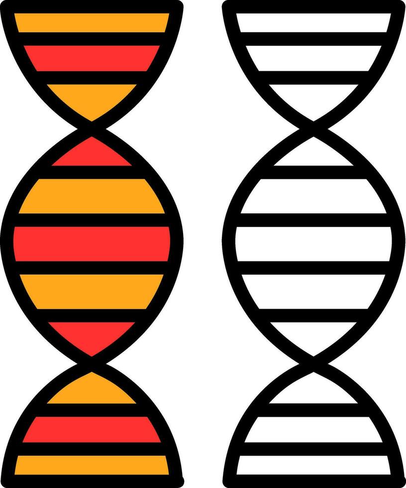 dna vettore icona design