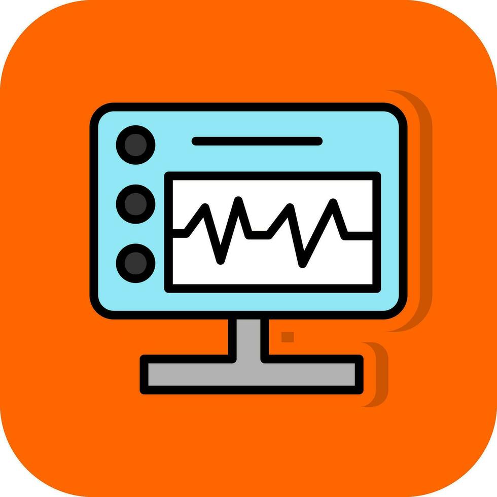 dispositivo monitoraggio vettore icona design