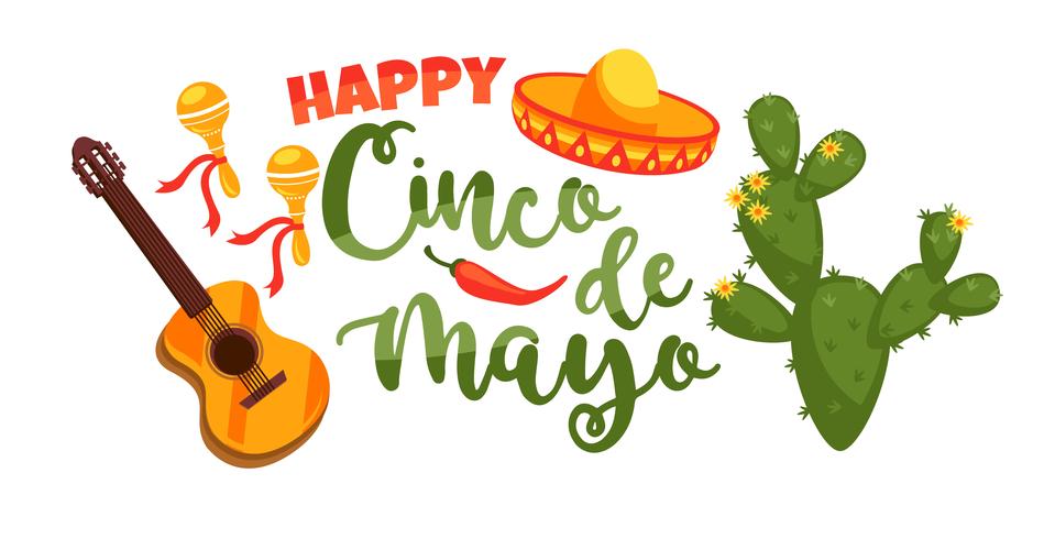 Cinco de Mayo. Illustrazione vettoriale