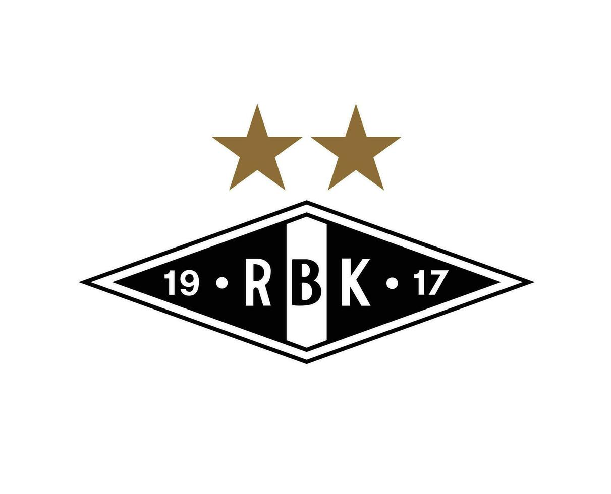 rosenborg bk club logo simbolo Norvegia lega calcio astratto design vettore illustrazione