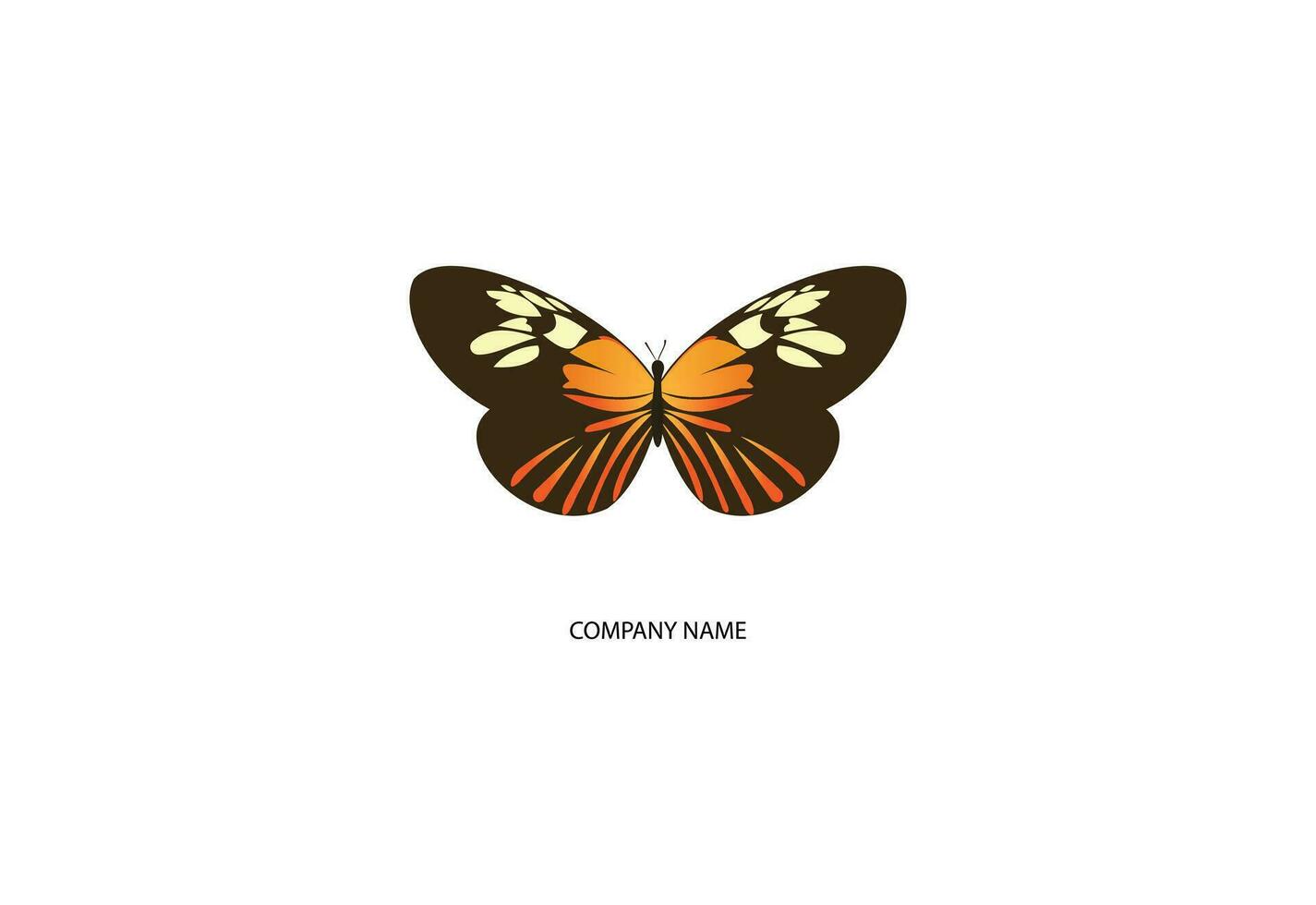 digitale rendere di un' monarca farfalla vettore