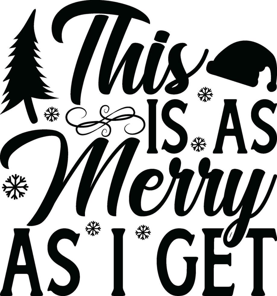 Natale lettering design per saluto striscioni, topo pastiglie, stampe, carte e manifesti, tazze, i Quaderni, pavimento cuscini e maglietta stampe design. vettore