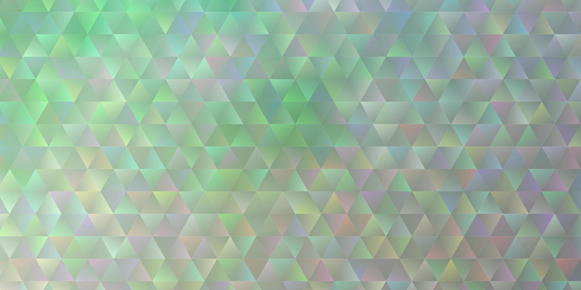 sfondo vettoriale verde chiaro con stile poligonale.