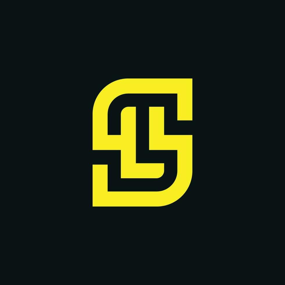 moderno iniziale lettera sl o ls monogramma logo vettore