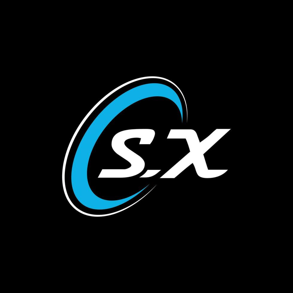 S X lettera logo design. alfabeto lettere iniziali monogramma logo S X. S X logo. S X design vettore