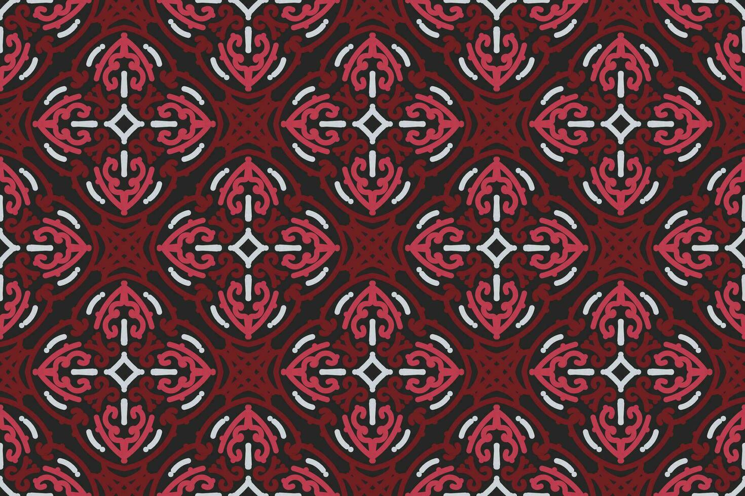 orientale modelli. bianca, rosso e nero sfondo con Arabo ornamenti. modello, sfondo e sfondo per il tuo design. tessile ornamento. vettore illustrazione.
