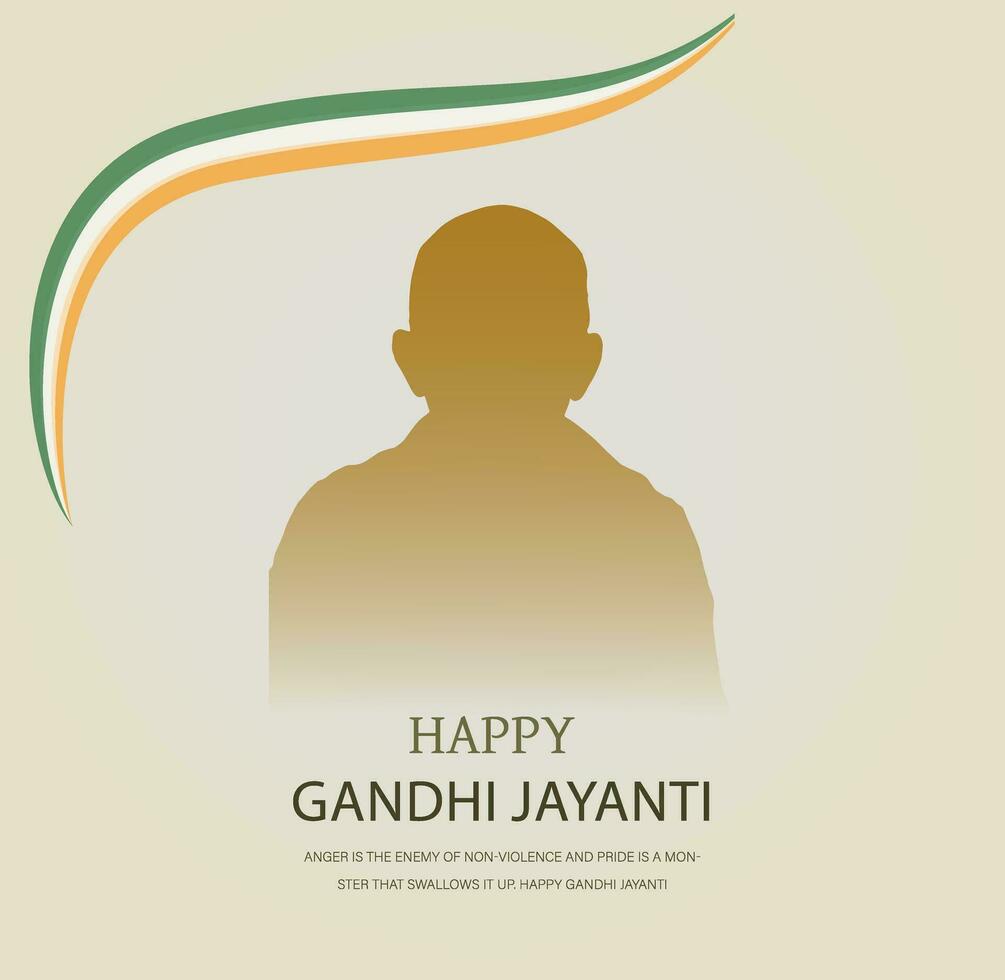 gandhi Jayanti, 2 ° ottobre gandhi jayanti per creativo design contento Gandhy jayanti sfondofelice gandhi jayanti celebrazione indiano bandiera colore tema sfondo. contento gandhi Jayanti, manifesto, striscione, vettore