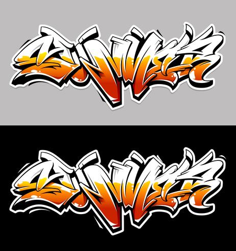 Estate Graffiti Vector Lettering