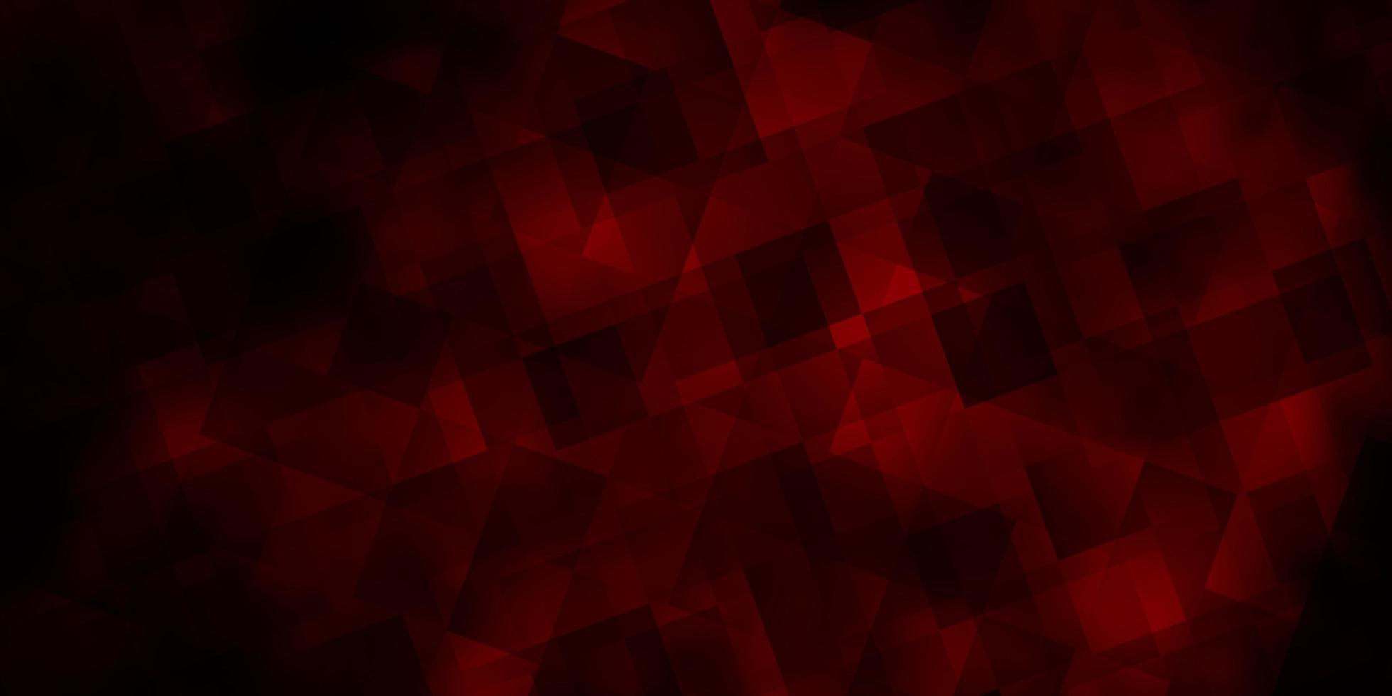 sfondo vettoriale rosso scuro con stile poligonale.