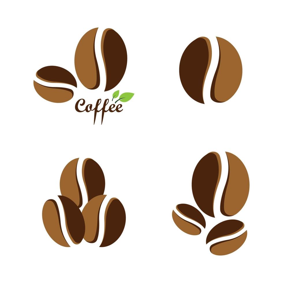 immagini del logo del caffè vettore