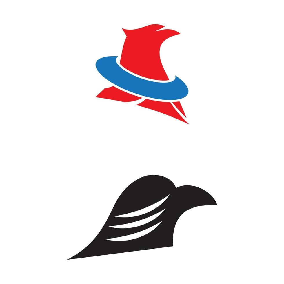 falco aquila birdwave logo modello simbolo vettoriale