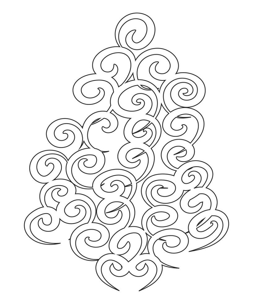 Natale ornamenti impostato con palle, fiocchi di neve, cappelli, stella, Natale albero, arancia, calzino, regalo, bevanda e ghirlande. vettore