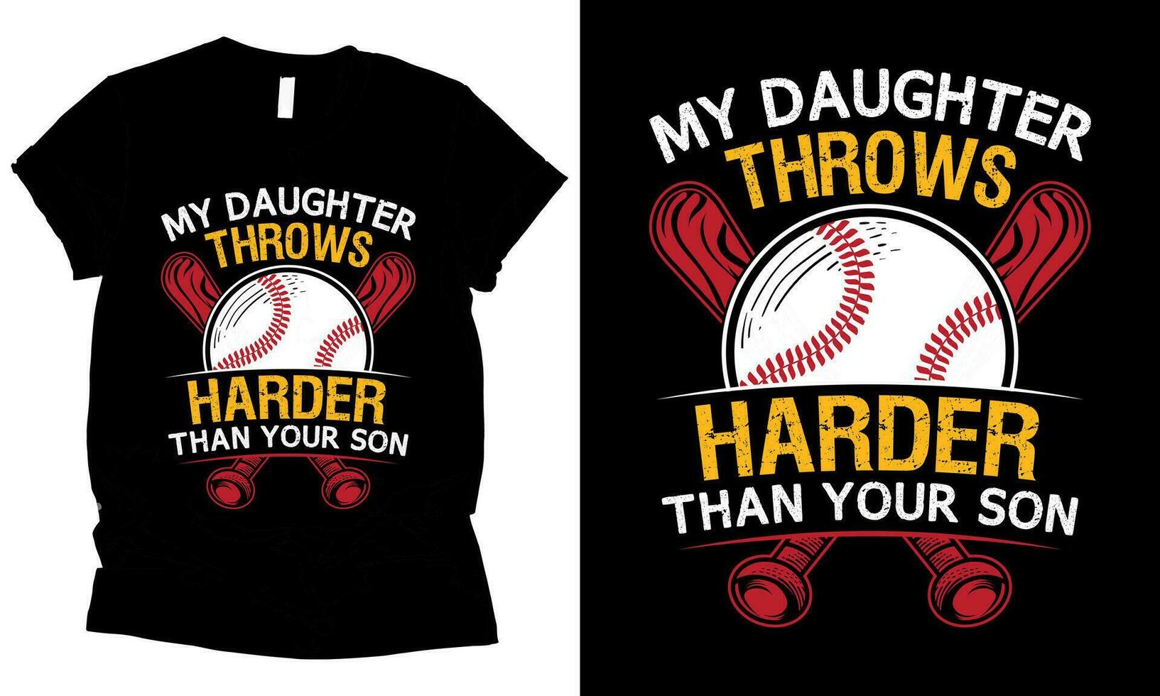 mio figlia lanci Più forte di il tuo figlio, padre e famiglia amore maglietta design vettore