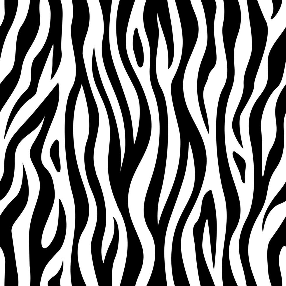 zebra pelle senza soluzione di continuità modello sfondo vettore