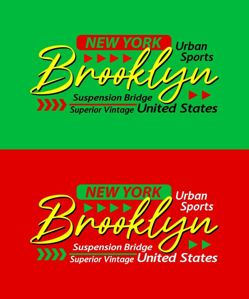 brooklyn urbano calligrafia carattere tipografico superiore Vintage ▾, per Stampa su t camicie eccetera. vettore