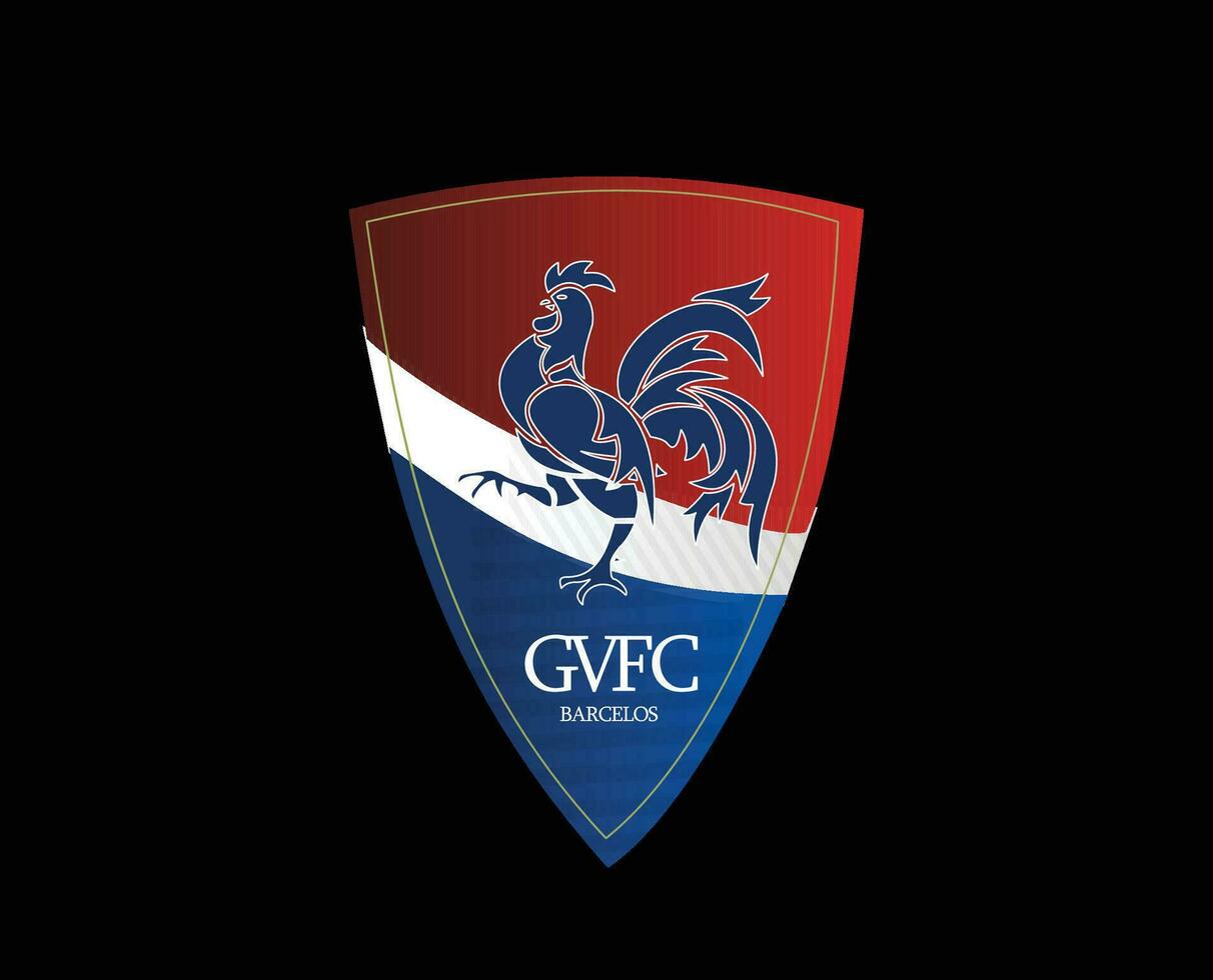 gil vicente club logo simbolo Portogallo lega calcio astratto design vettore illustrazione con nero sfondo