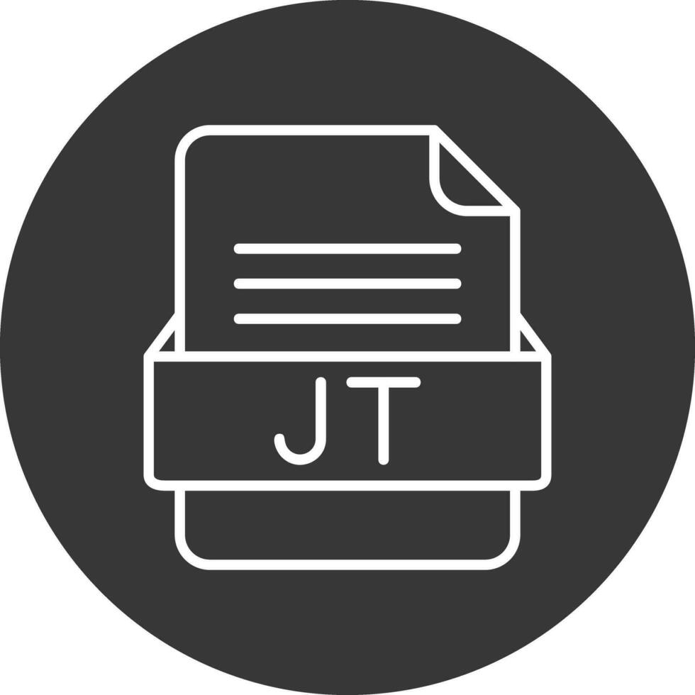 jt file formato vettore icona