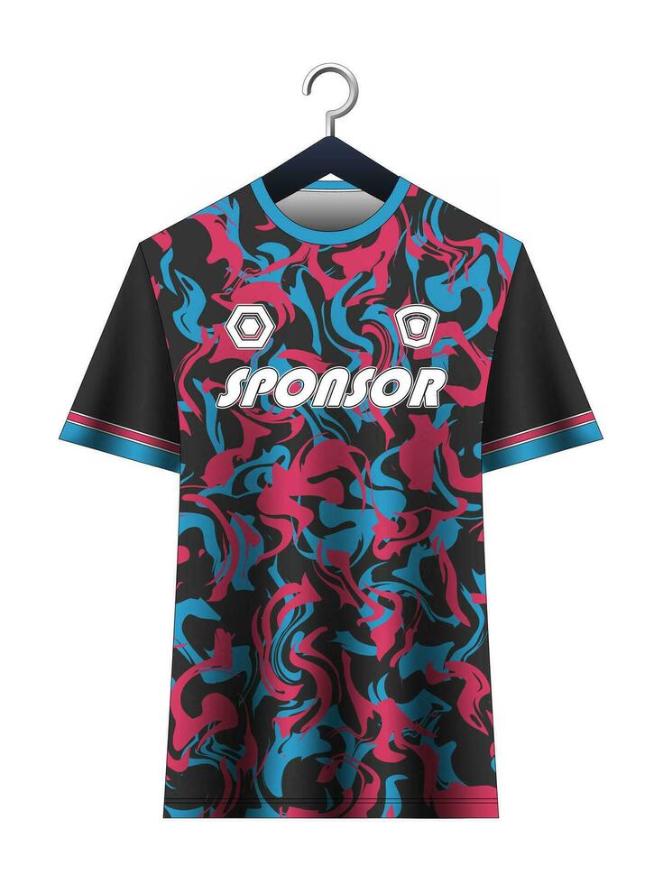 calcio maglia modello per calcio club. vettore sublimazione gli sport abbigliamento design. uniforme davanti Visualizza modelli calcio maglia. maglia design idee.