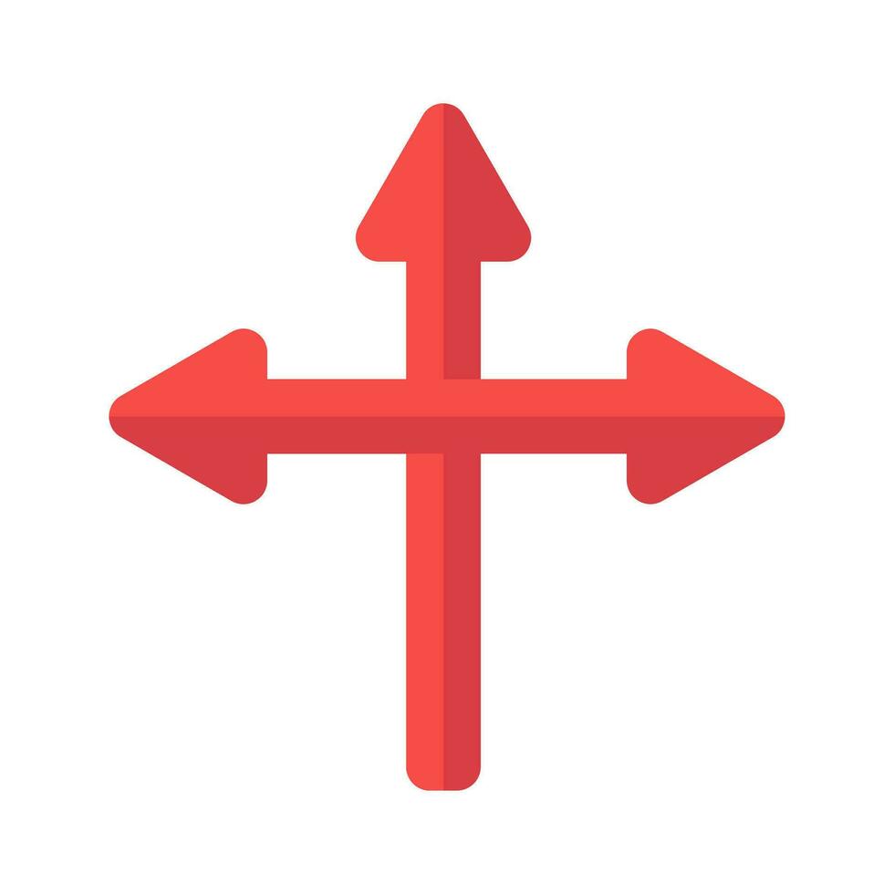 tre modo freccia, giunzione direzione cartello semplice vettore per App pubblicità ragnatela bandiera pulsante ui UX interfaccia elemento isolato su bianca sfondo