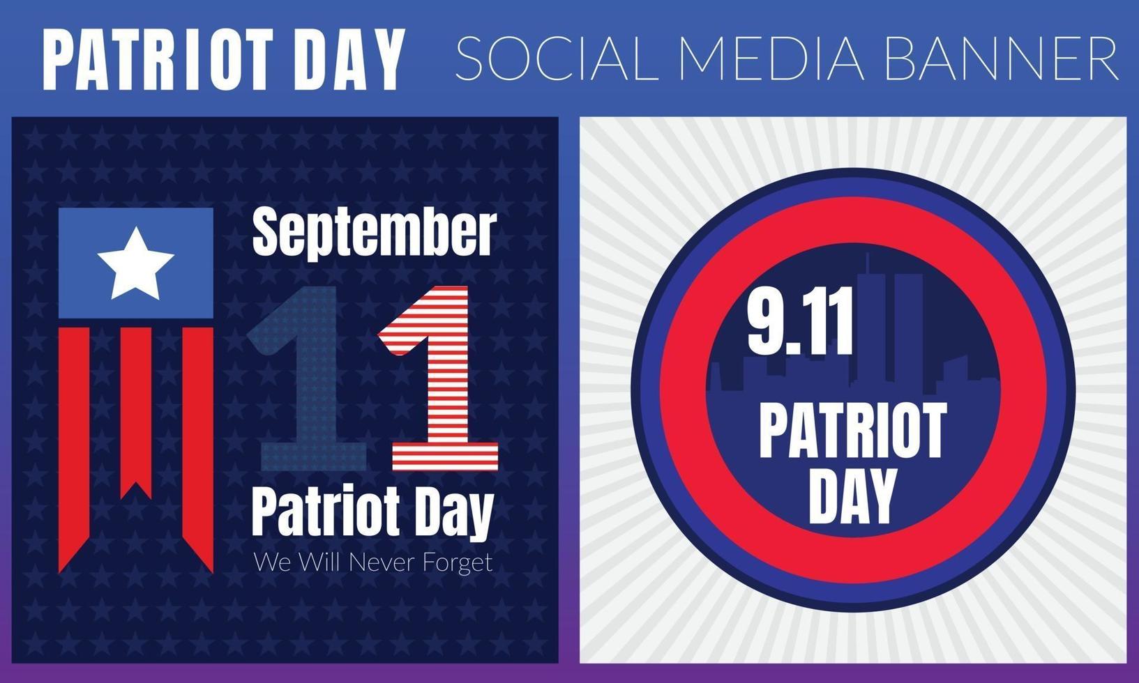 patriot day 9.11 illustrazione commemorativa con bandiera usa, testo 911 vettore