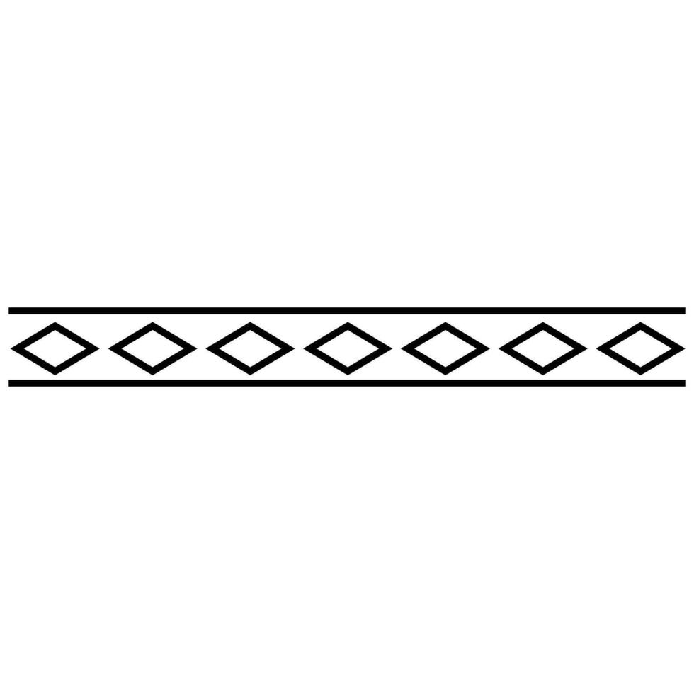 azteco modello icona vettore. confine illustrazione cartello. tribale modello simbolo o logo. vettore